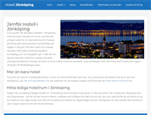 Tablet Screenshot of hotellijonkoping.se